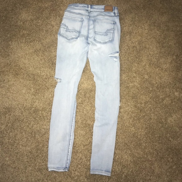 american eagle super stretch x size 2 jeans - Picture 2 of 2